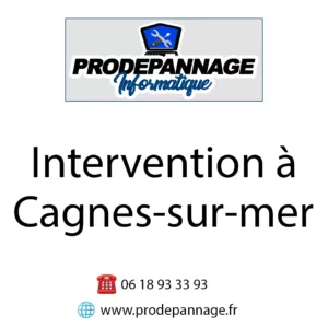 Dépannage informatique à cagnes-sur-mer