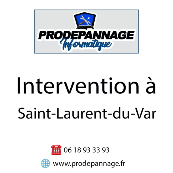 Dépannage informatique saint laurent du var