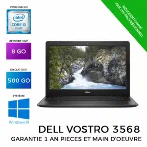 Ordinateur portable dell reconditionné vostro 3568